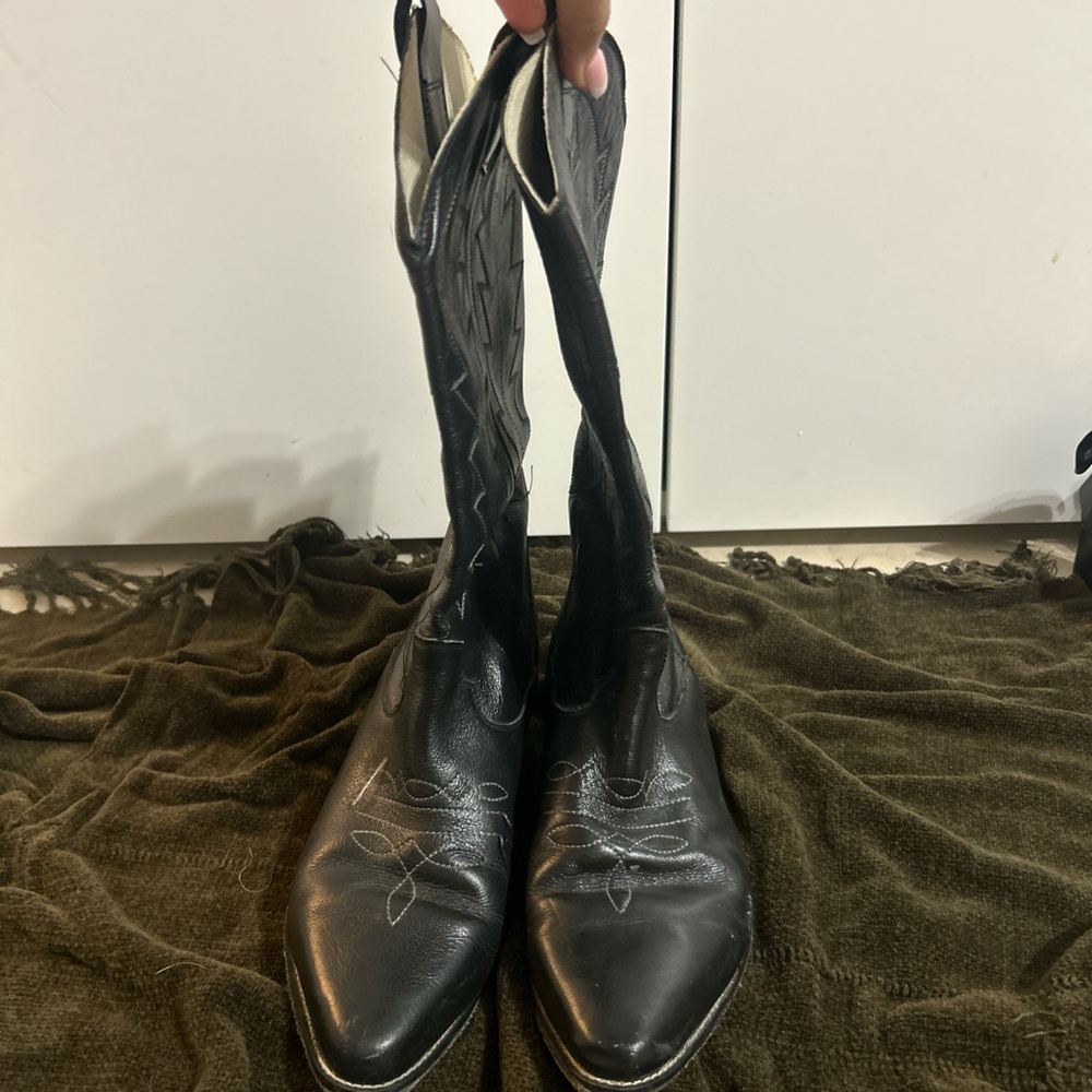 Black Heeled Boots